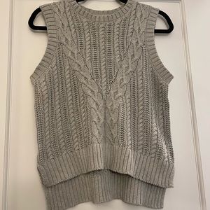 Rachel Zoe size XS gray knit vest